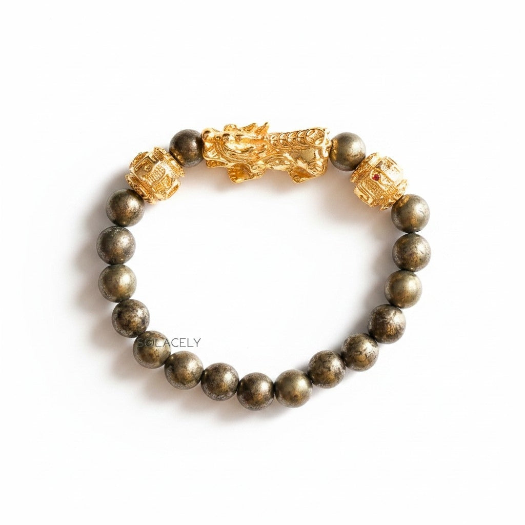 Pyrite feng shui bracelet