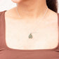 Raw Pyrite Silver Pendant Necklace