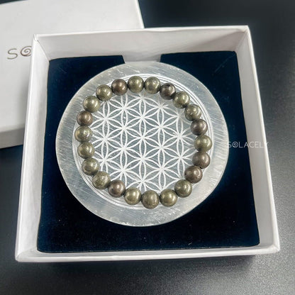 Crystal Bracelet With Selenite Plate | Ideal for Gifting