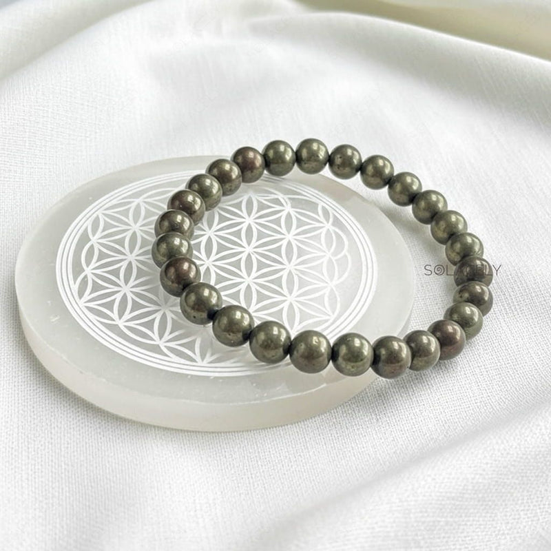Crystal Bracelet with Selenite Charging Plate