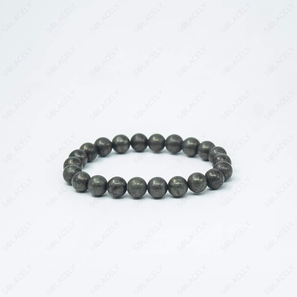 pyrite crystal bracelet