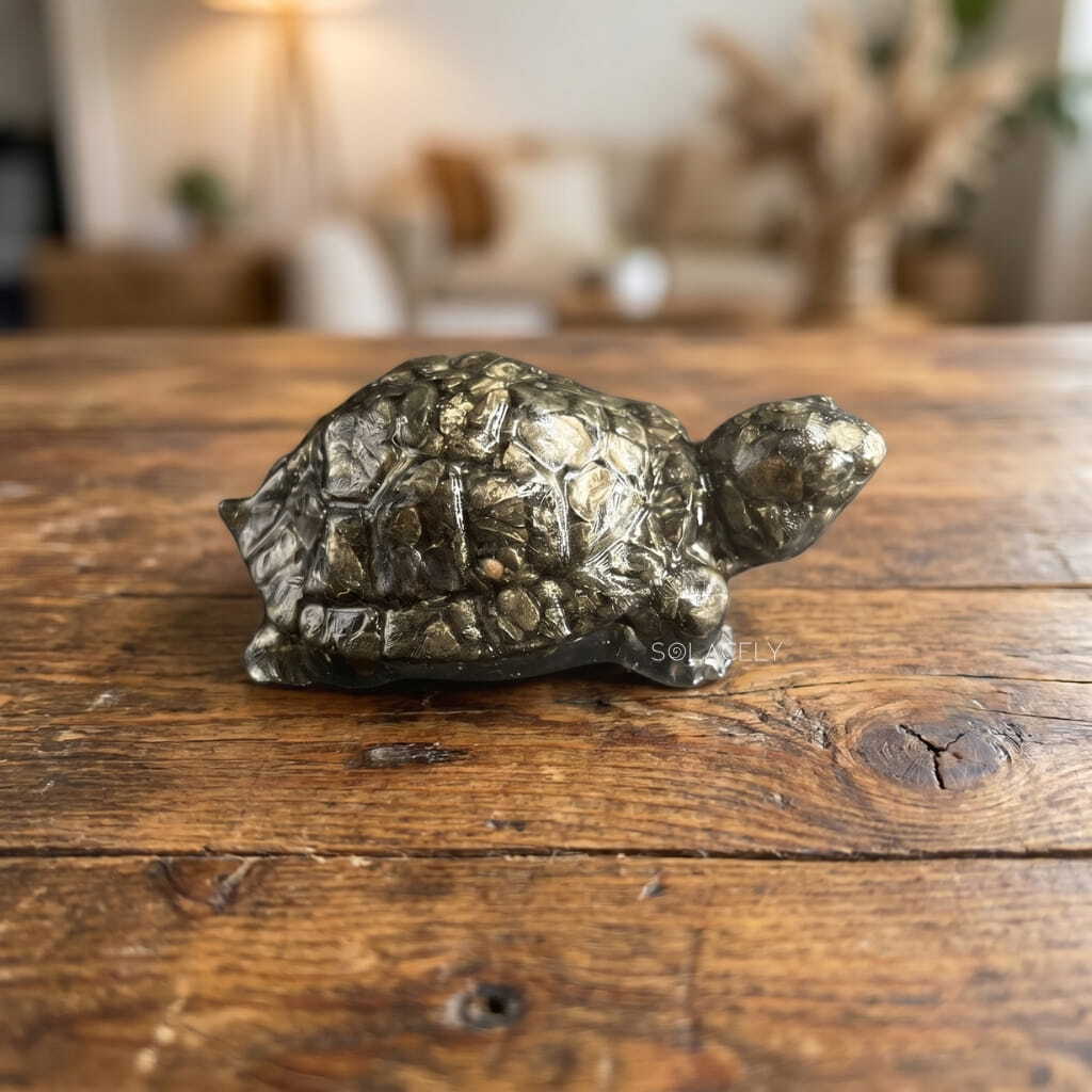 Pyrite vastu tortoise