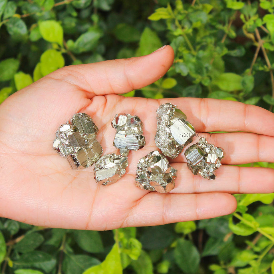Peruvian Pyrite Cluster - Golden Manifestor