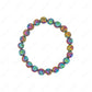 8mm lava stone bracelet rainbow