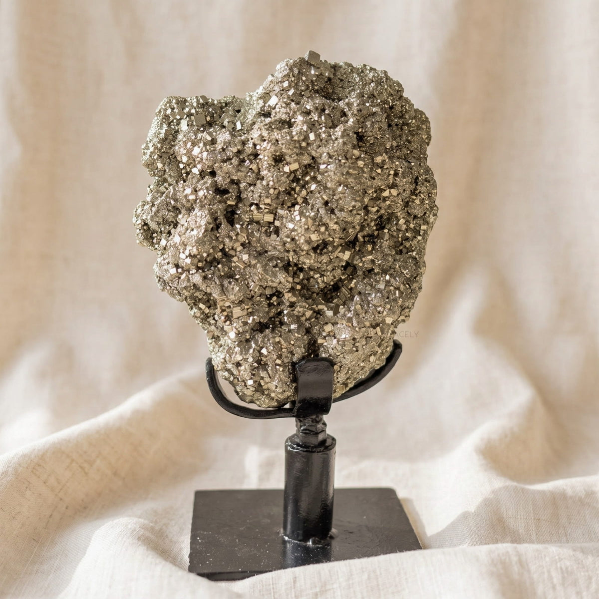 Raw Golden Pyrite Mineral Specimen