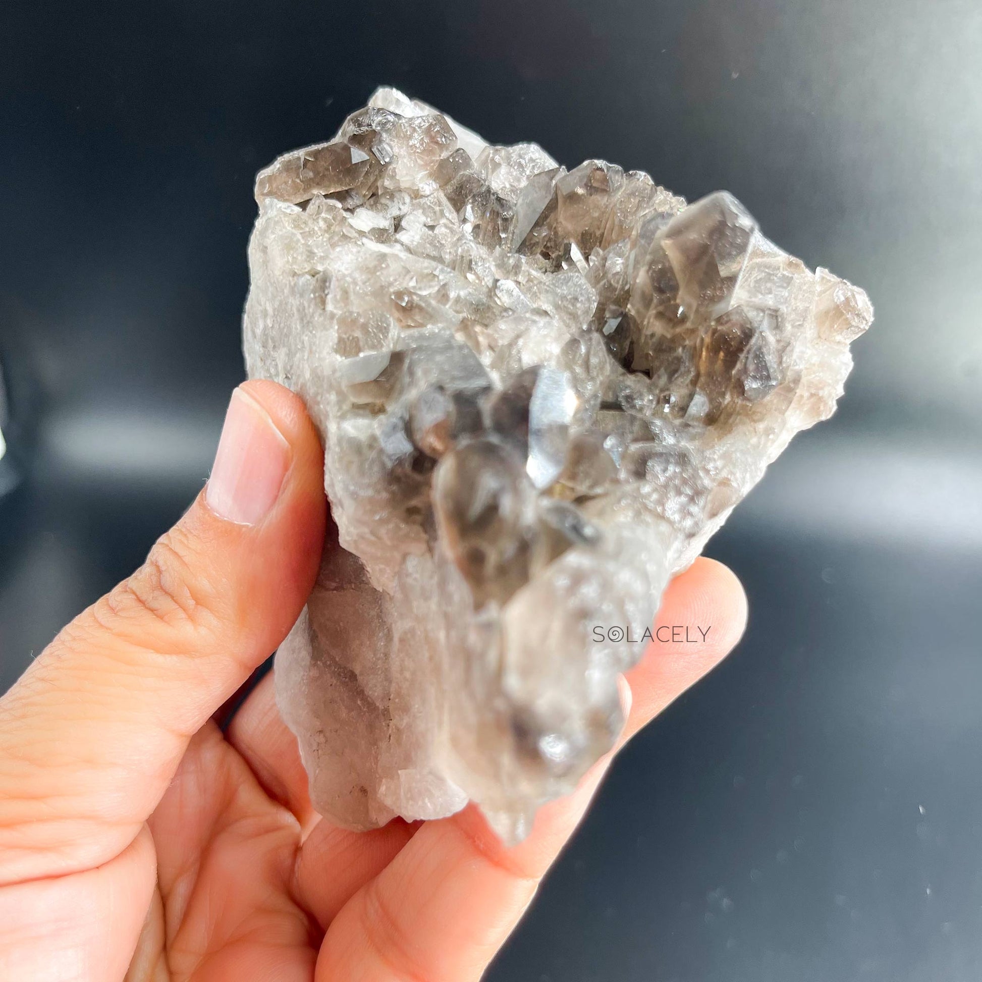 Raw smoky quartz piece