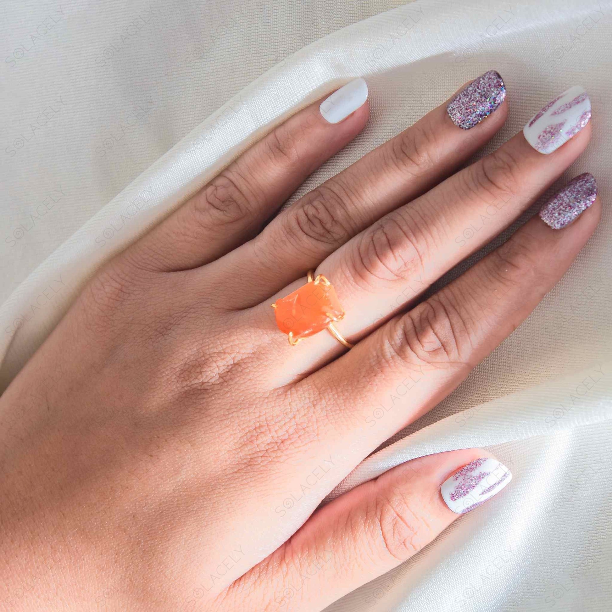 carnelian orange gemstone