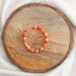 Red Carnelian crystal beaded bracelet