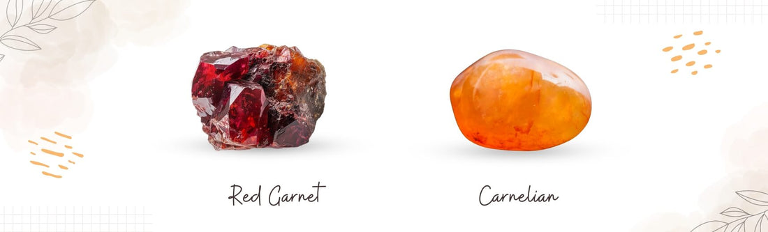 red garnet and carnelian banner image