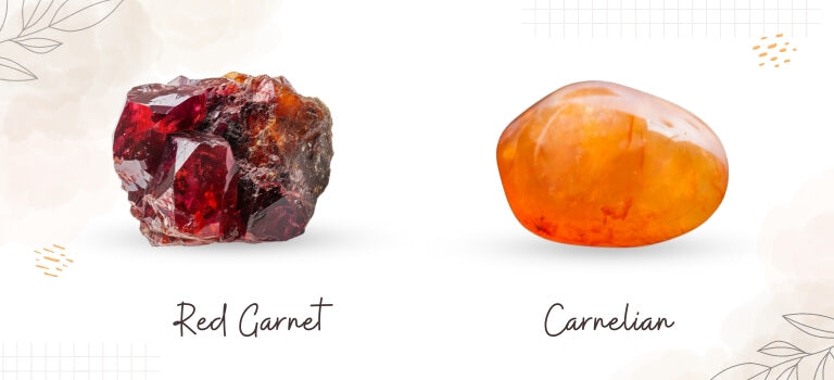 red garnet and carnelian mobile banner image
