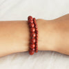 Red Jasper Bead Bracelet