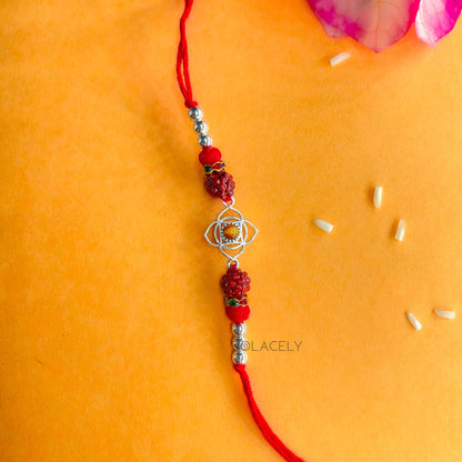 Handmade Rakhi with Chakra Symbol