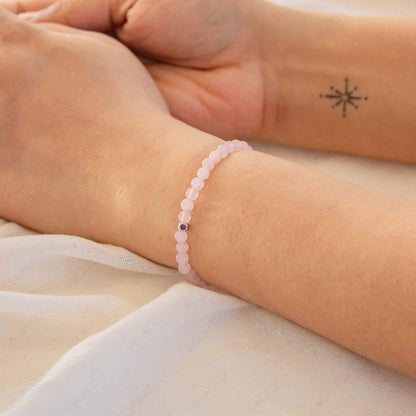 rose quartz original 4mm bracelet