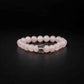 Rose Quatz Bracelet with Charm