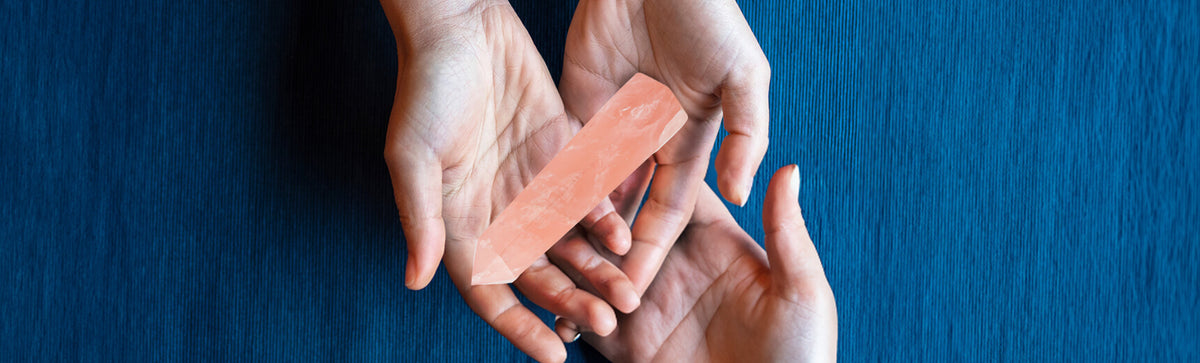 rose quartz crystal