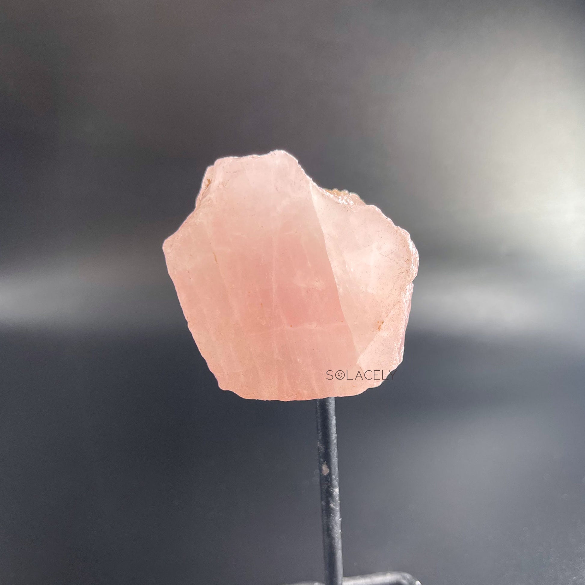 rose quartz display