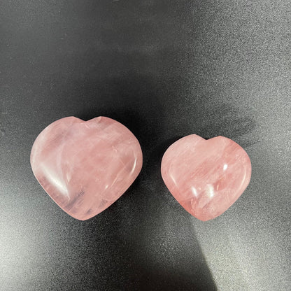 Rose Quartz Heart Stone