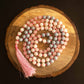rose quartz moonstone angelite 8mm beads japmala