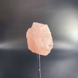 rose quartz on stand