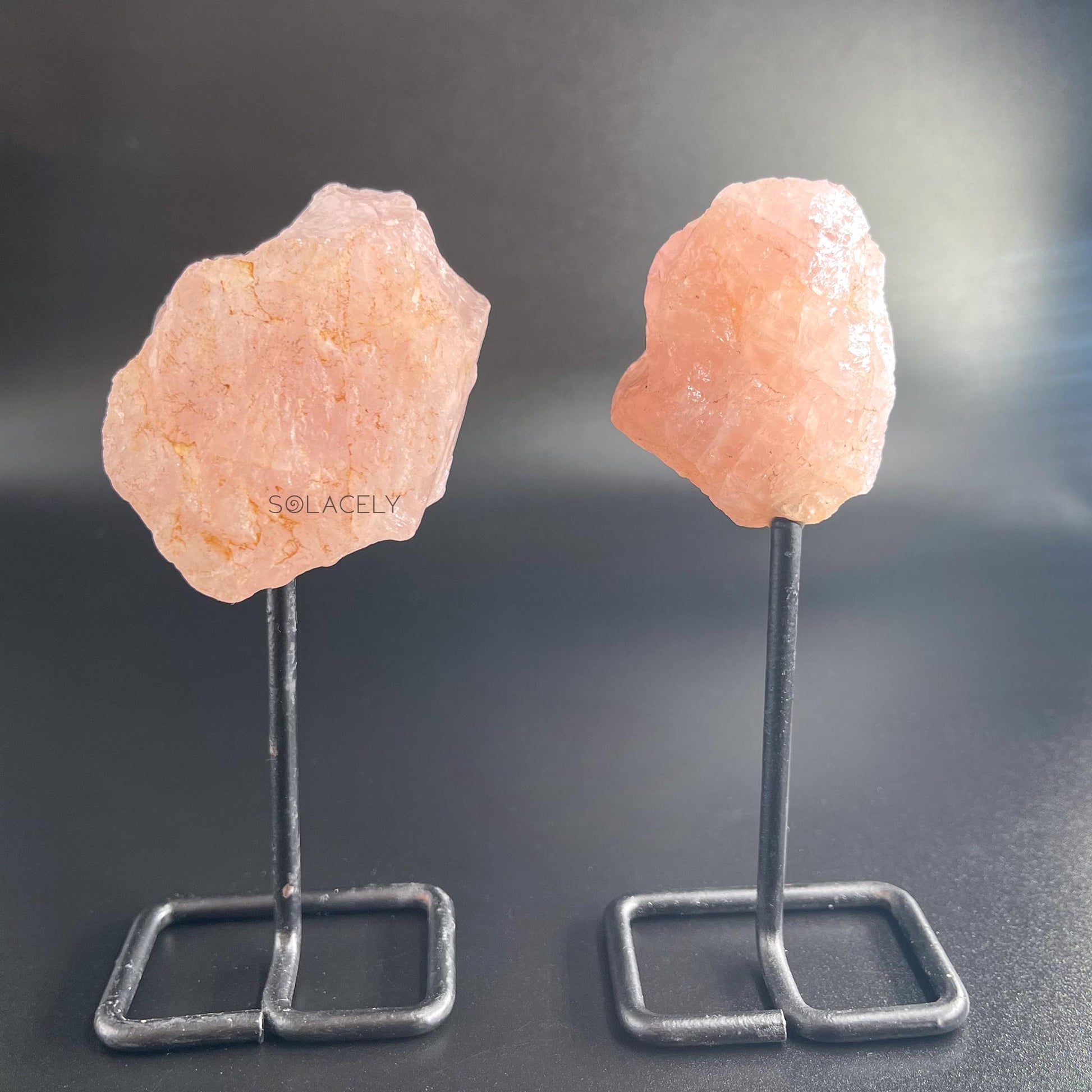 rose quartz sculpture