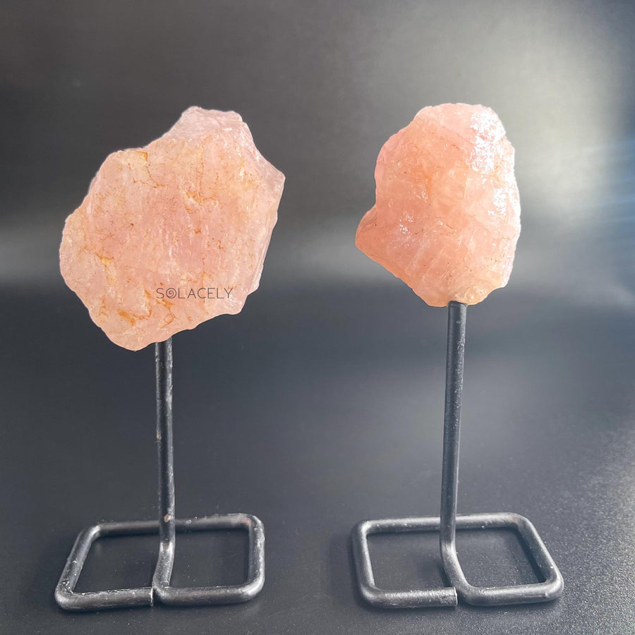 rose quartz sculpture