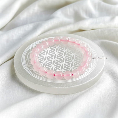 Crystal Bracelet With Selenite Plate | Ideal for Gifting