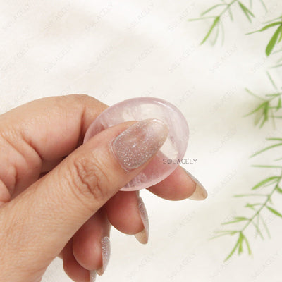 Rose Quartz Worry Stone