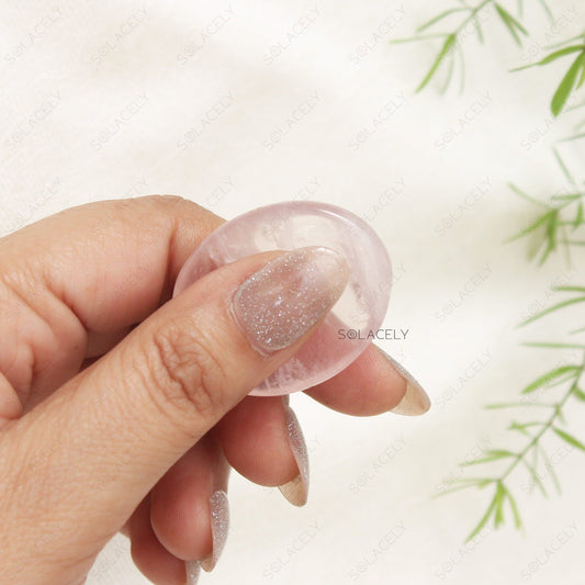 Rose Quartz Worry Stone