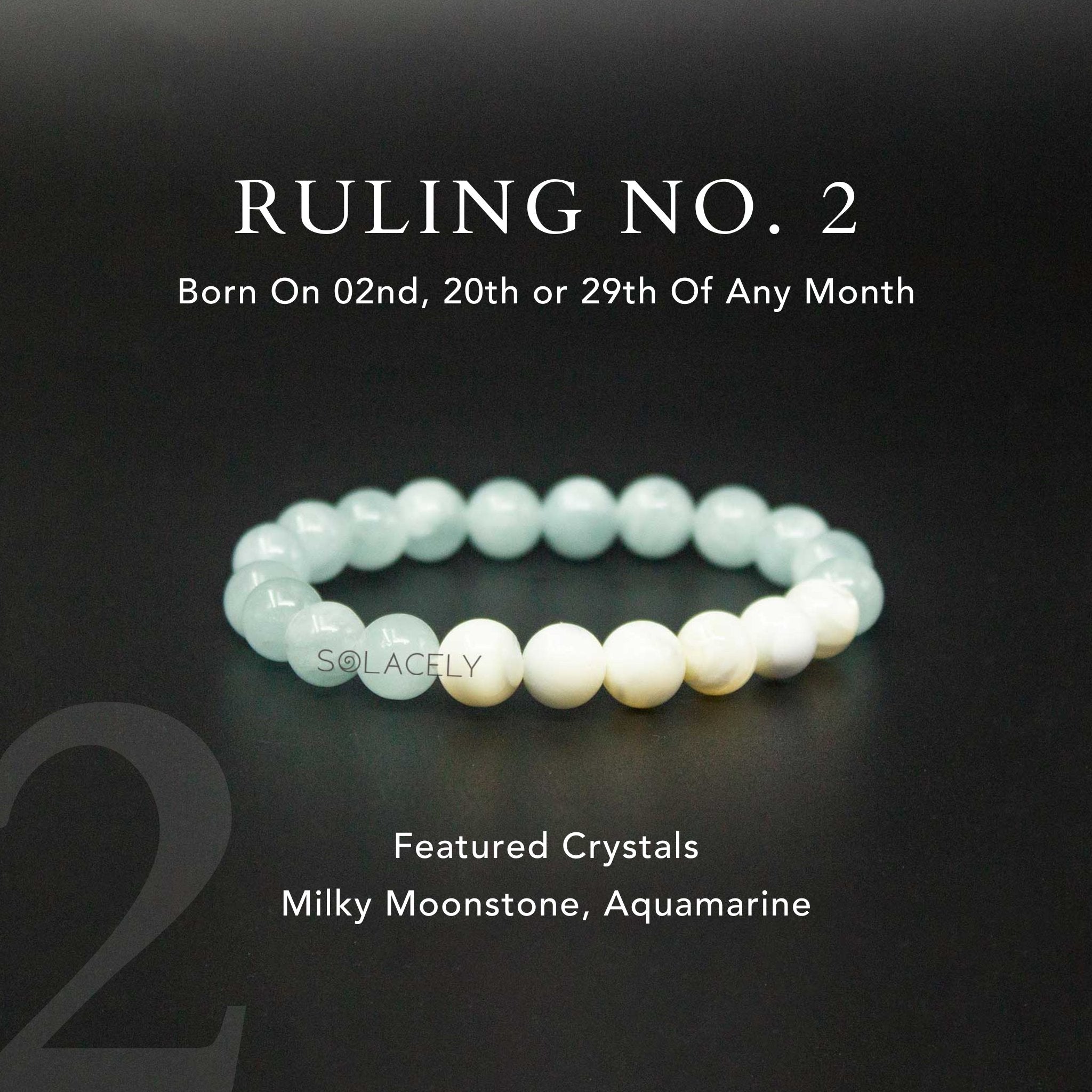 Ruling Number 2 Bracelet - Harmony & Partnership – Solacely