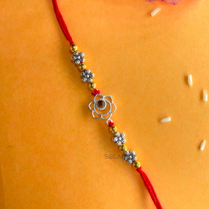 Chakra Symbols Sterling Silver Rakhi
