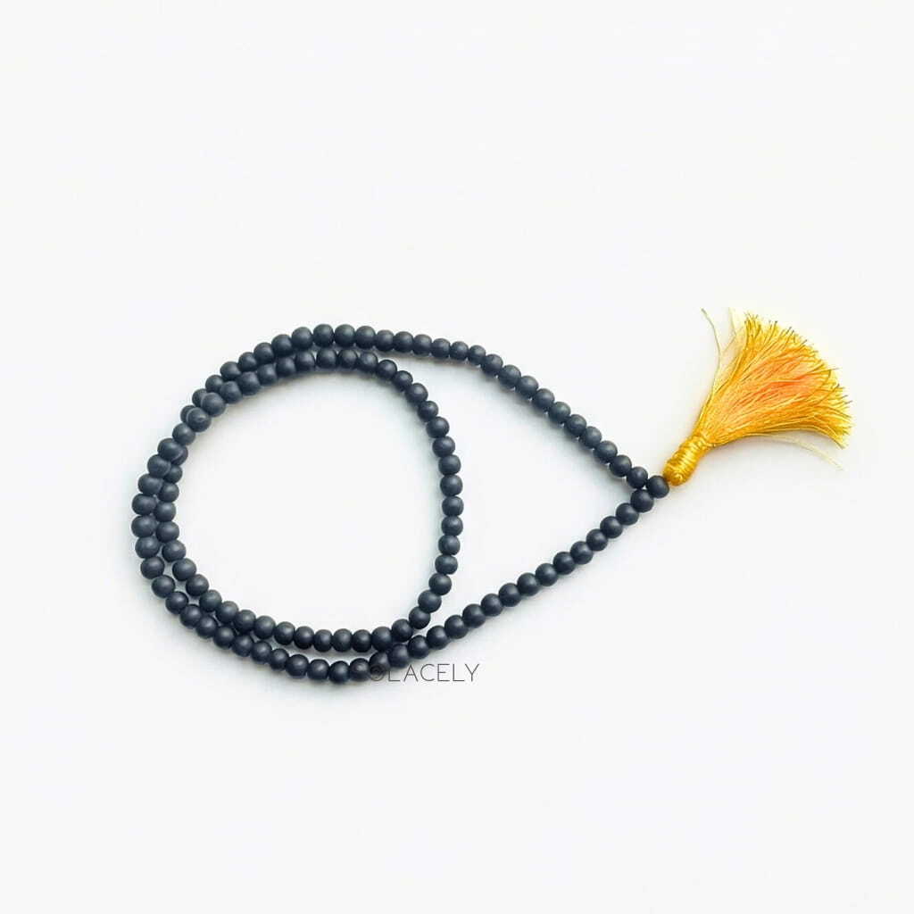 Sacred karungali wood mala beads
