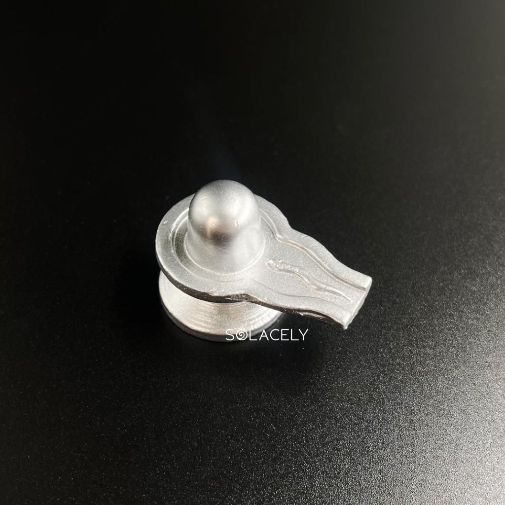 Sacred mercury shivling hindu worship