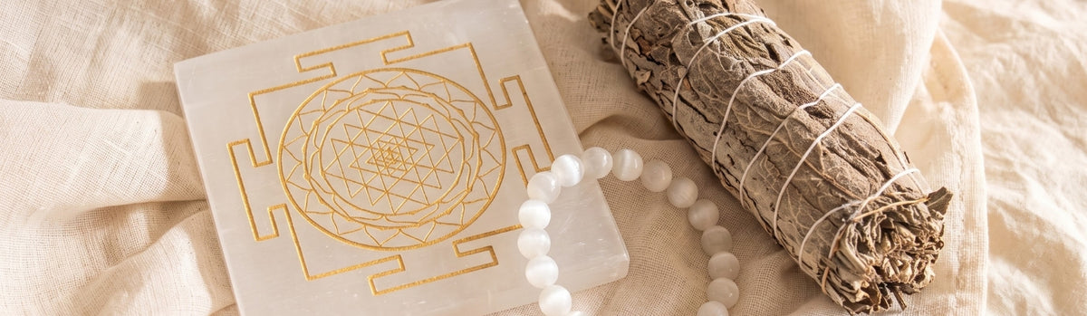Safe selenite bracelet charging methods