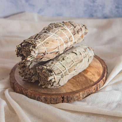 White Indian Sage Leaves