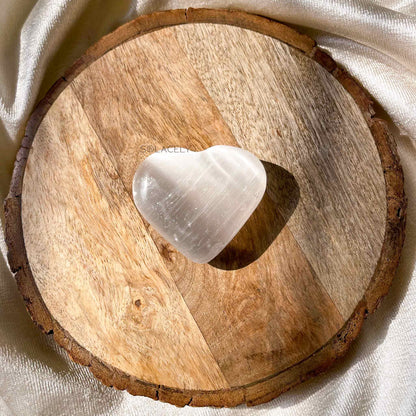 Selenite Heart Healing Crystal