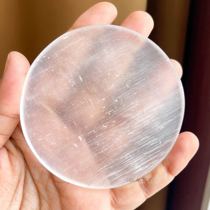 selenite plain plate