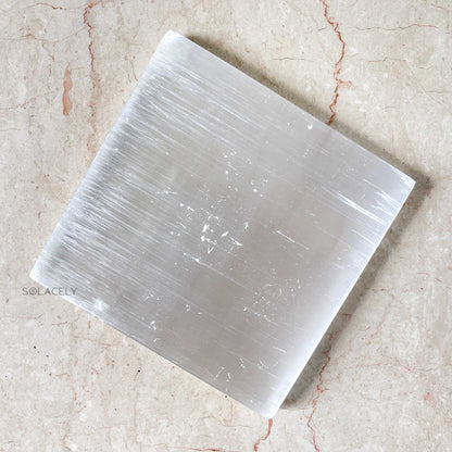 Selenite Plate for Spiritual Work