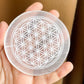 selenite round charging stone