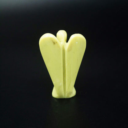 serpentine crystal angel statue