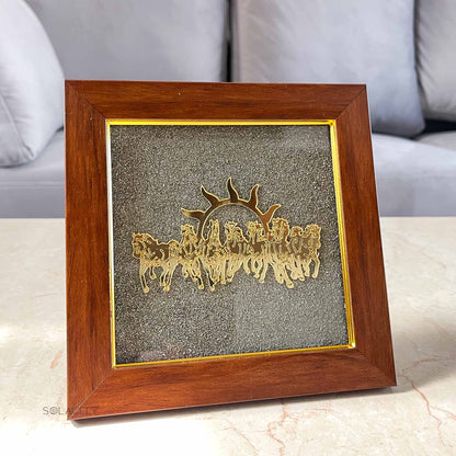 Seven Horses Pyrite Frame