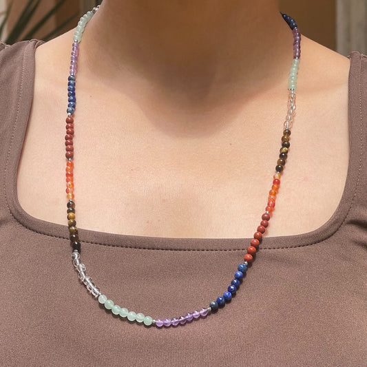 seven chakra mala 4m beads