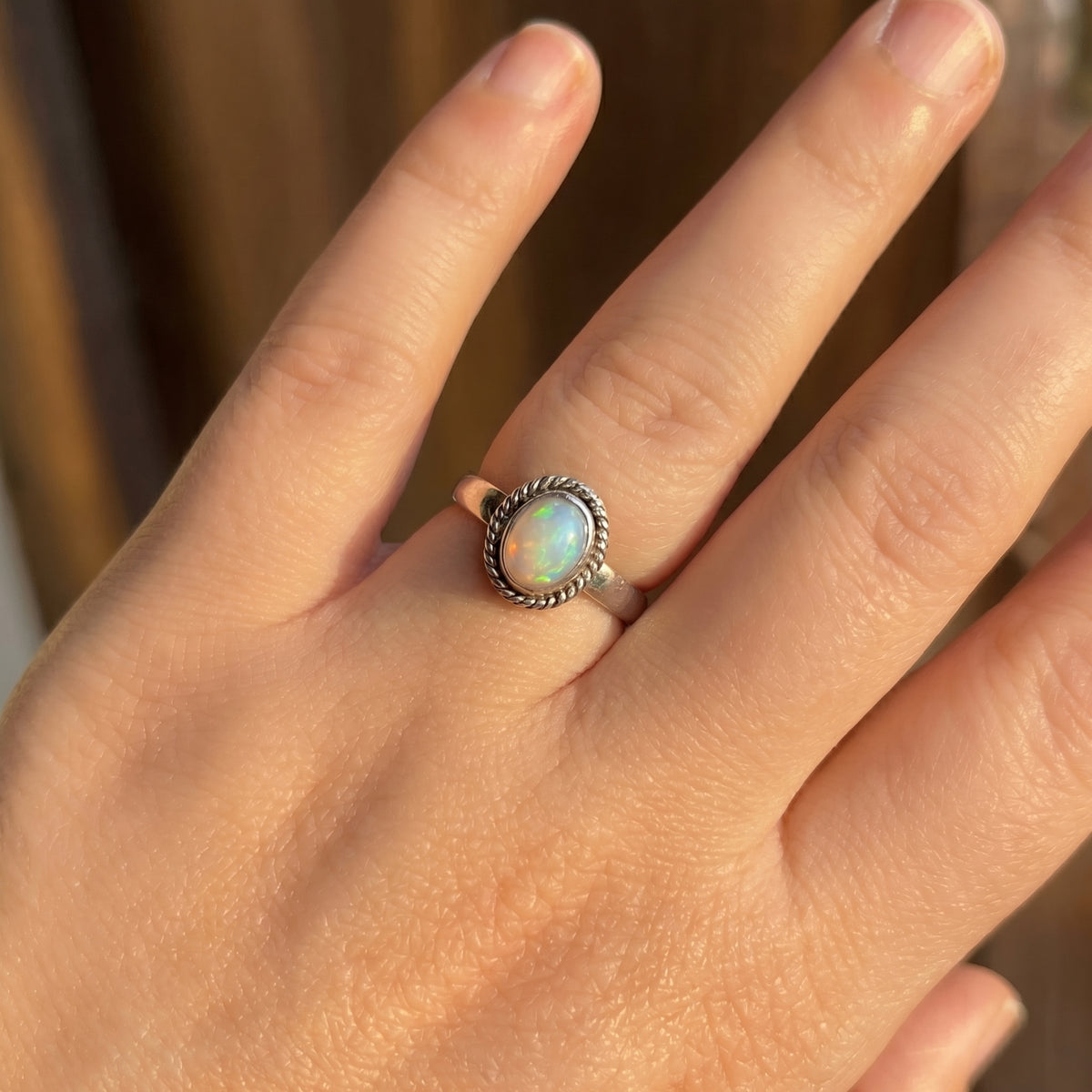 silver opal sterling