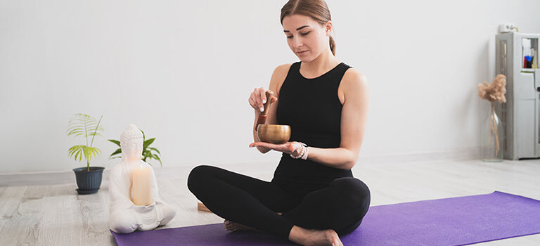 Using a Singing Bowl in Yoga
