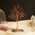 small garnet crystal bead tree 100 beads