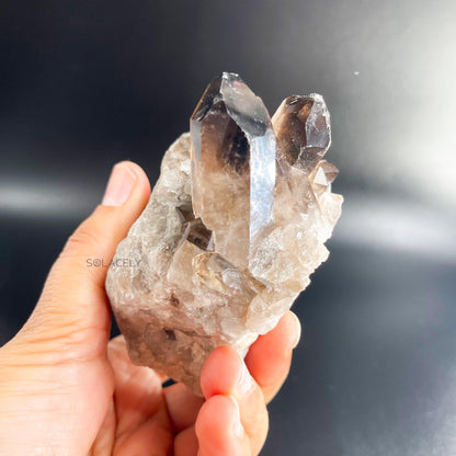Smoky quartz decorative piece