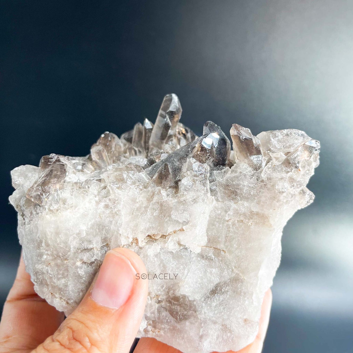 Smoky quartz grounding crystal