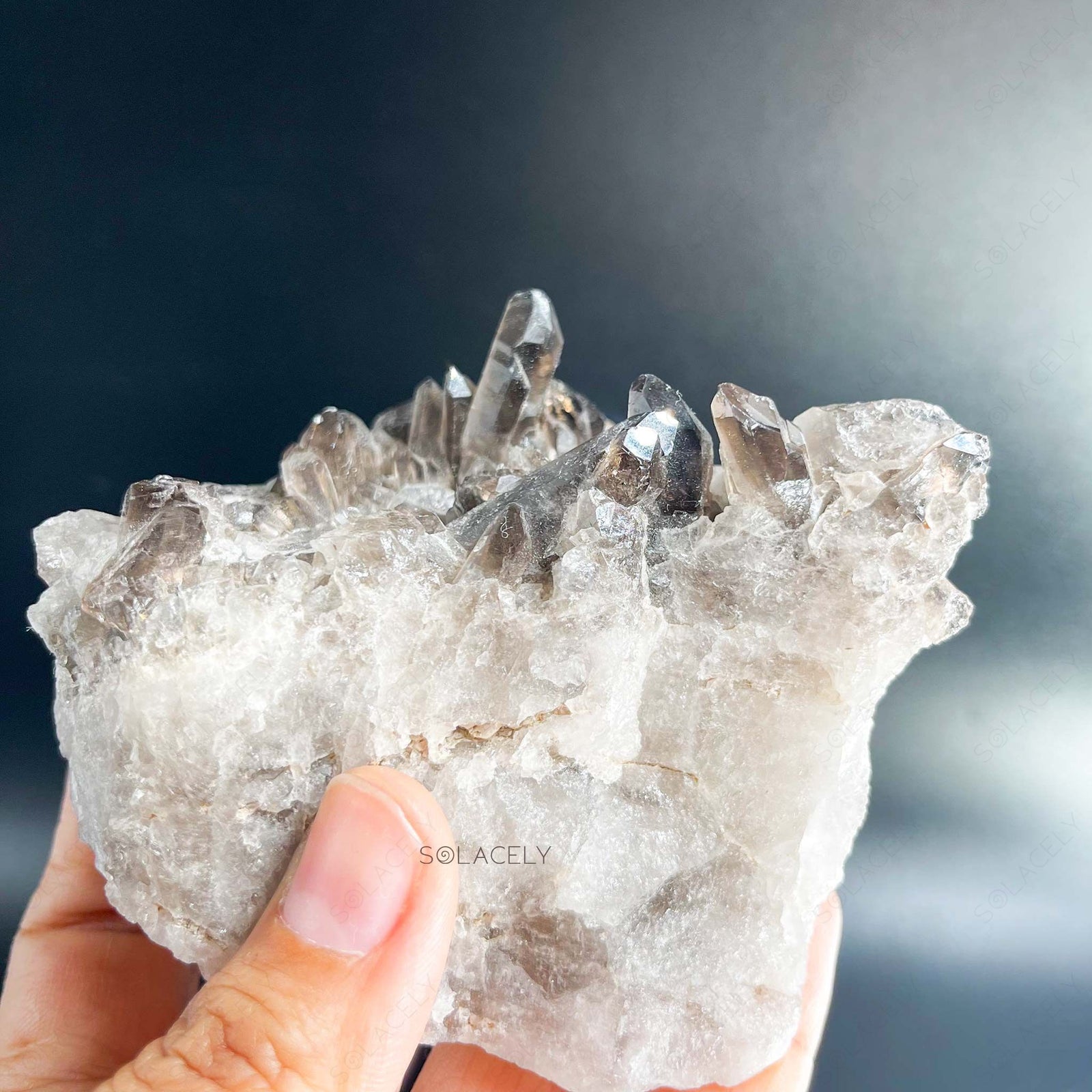 Smoky quartz grounding crystal