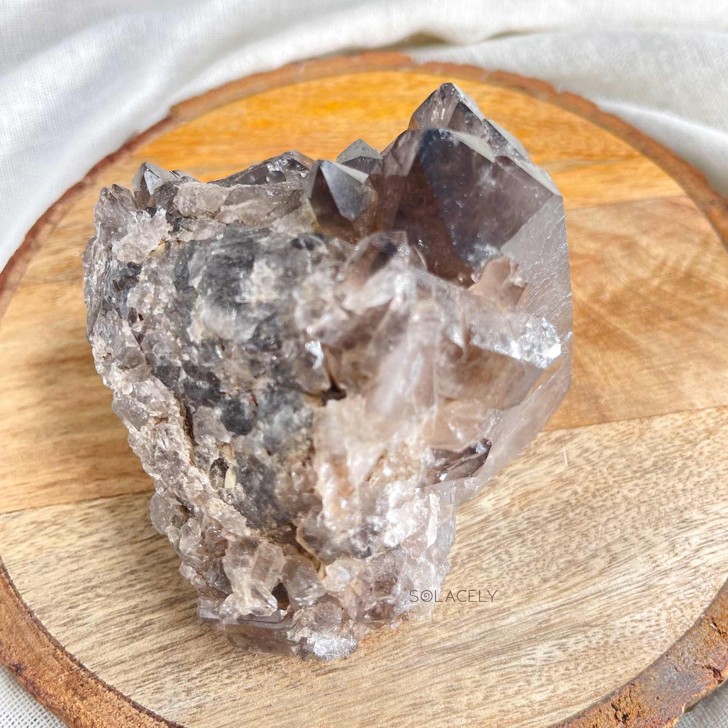 Smoky quartz protective crystal