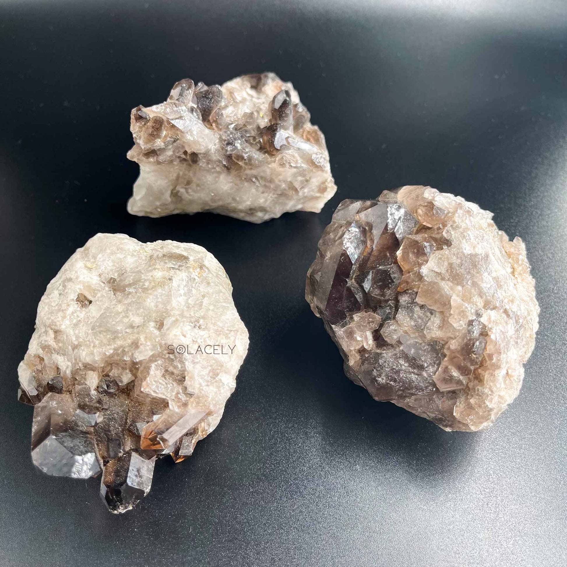 Smoky quartz raw formation