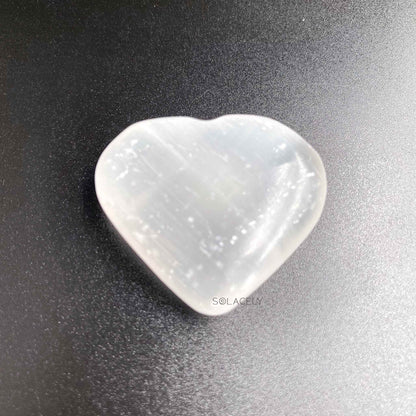Smooth Selenite Heart Gift